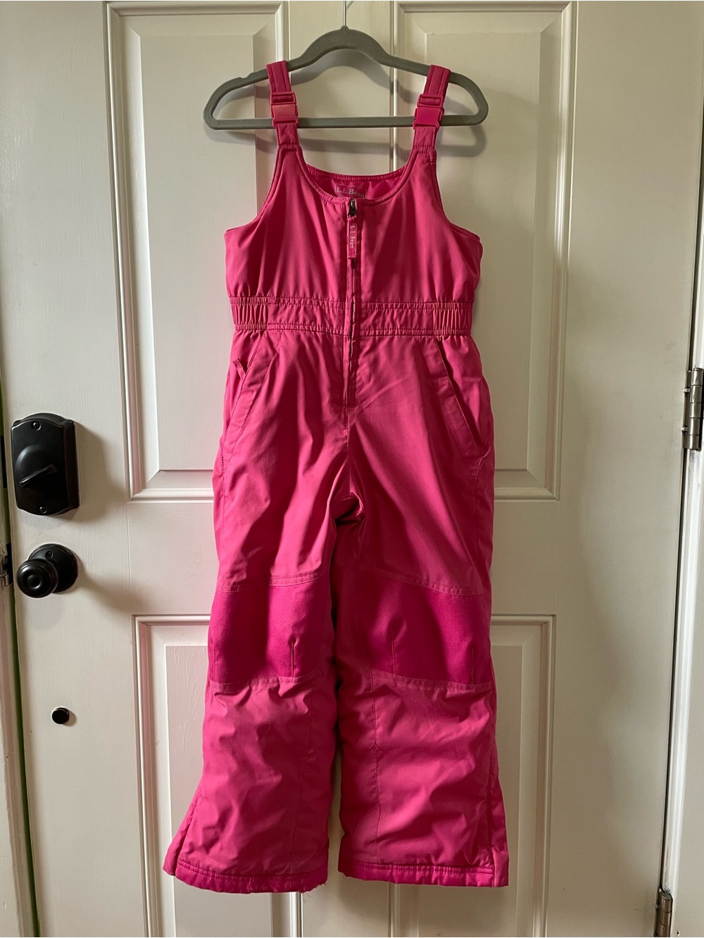 L.L. Bean Pink Berry Kids’ Cold Buster Snow Bib